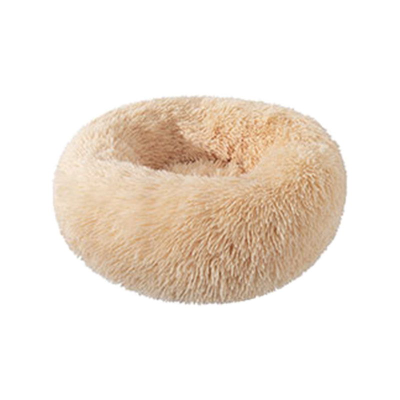 Cama de gato de pelúcia longa lavável de inverno
