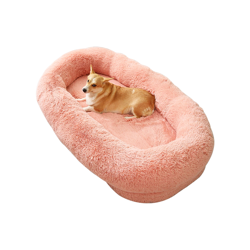 Cama de dormir para cachorro de pelúcia macia e lavável 