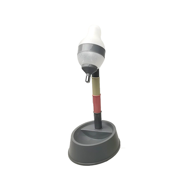 Bebedouro para animais de estimação com altura ajustável e tigela