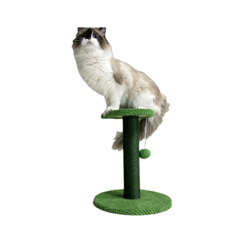 Plataforma de escalada para gatos em madeira