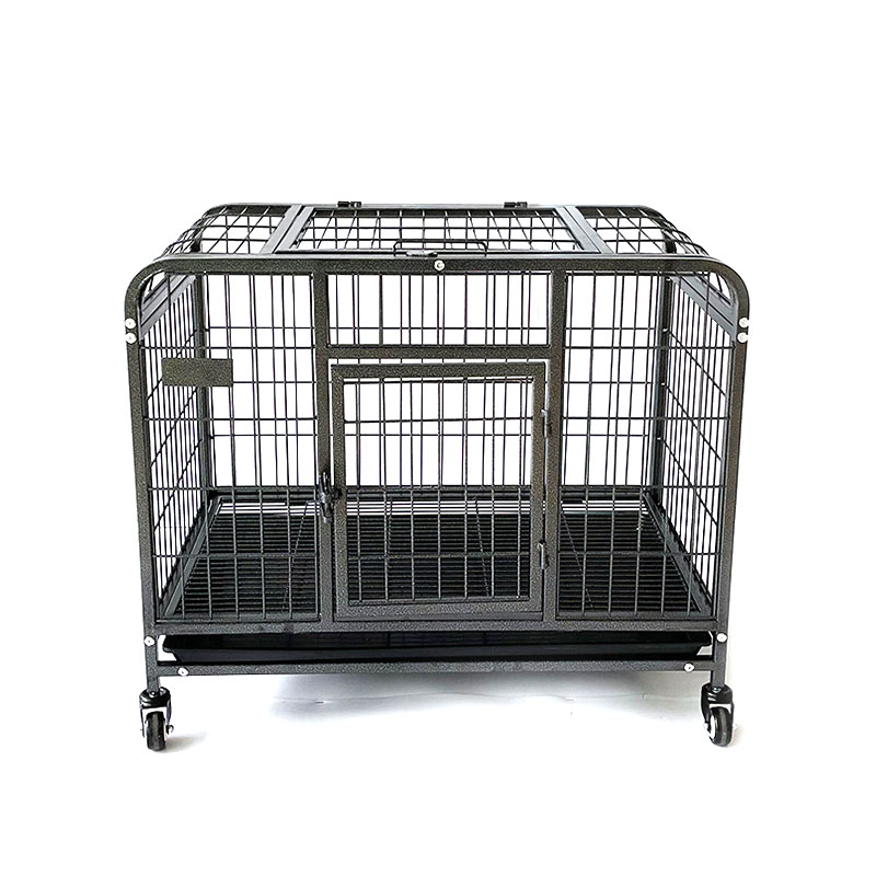 Gaiola para cães de tubo quadrado
