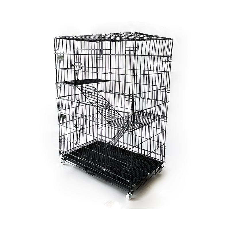 Gaiola para gatos em arame de aço